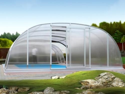 Укрытие для бассейна из поликарбоната своими руками. Раздвижные укрытия для бассейнов 07 Укрытие для бассейна из поликарбоната своими руками. Раздвижные укрытия для бассейнов 07