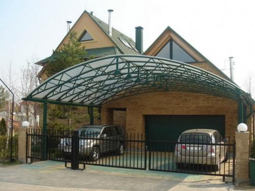 Навес из поликарбоната к дому. Навесы из поликарбоната — самостоятельное изготовление и особенности проектирования (100 фото)