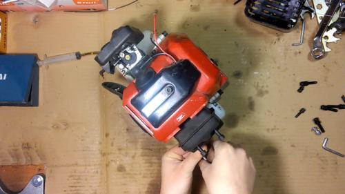 Ремонт китайской мотокосы. Замена ЦПГ на Китайских бензокосах