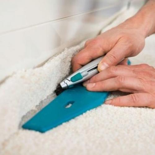 Ковролин на что укладывать. Метод с использованием фиксирующих планок 05