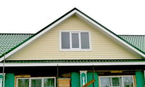 Как обшить фронтон деревянного дома. Материалы для облицовки фронтона частного дома