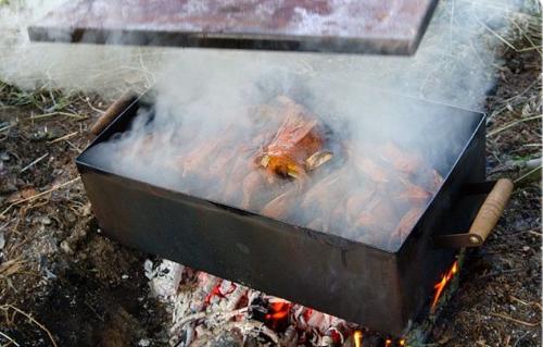 Коптильня горячего копчения устройство и принцип работы. 