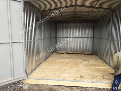 Заказать гараж из профнастила. Выбор раздела: