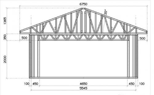 Гаражи из профнастила своими руками. Гараж из профнастила своими руками: особенности