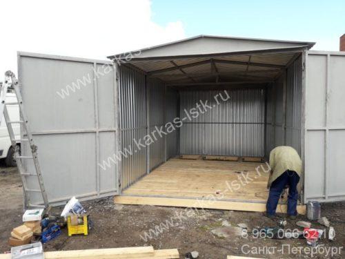 Гаражи из профнастила под ключ. Выбор раздела: