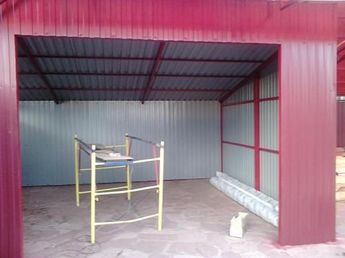 Гаражи из профнастила. Особенности: плюсы и минусы 13