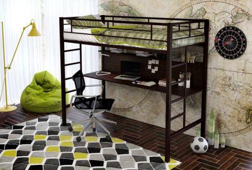 Комната на чердаке для подростка. Функциональные и эстетические характеристики специальной мебели в детской комнате