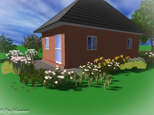 План клумбы непрерывного цветения с разверткой и ассортиментом растений. Клумбы непрерывного цветения для тенистых и солнечных мест: примеры с фото 04