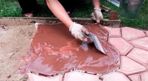 Формы своими руками для садовых дорожек. Садовая дорожка своими руками при помощи формы