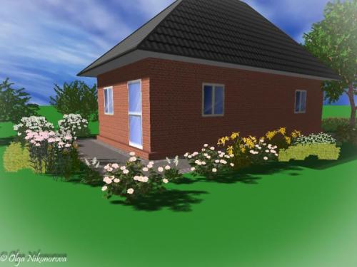 План клумбы непрерывного цветения с разверткой и ассортиментом растений. Клумбы непрерывного цветения для тенистых и солнечных мест: примеры с фото 05