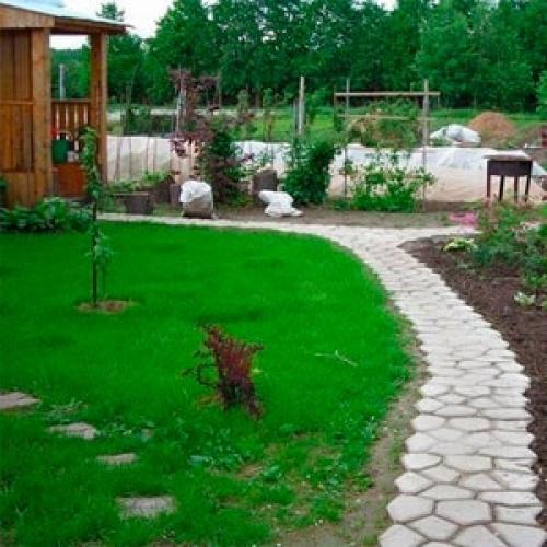 Формы своими руками для садовых дорожек. Садовая дорожка своими руками при помощи формы