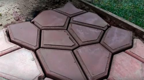 Формы своими руками для садовых дорожек. Садовая дорожка своими руками при помощи формы