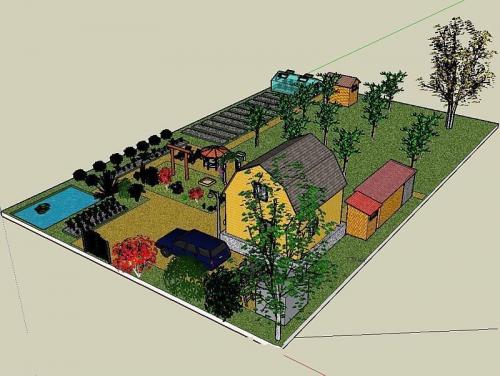 Планировка приусадебного участка 15 соток. Что следует учитывать при планировании работ