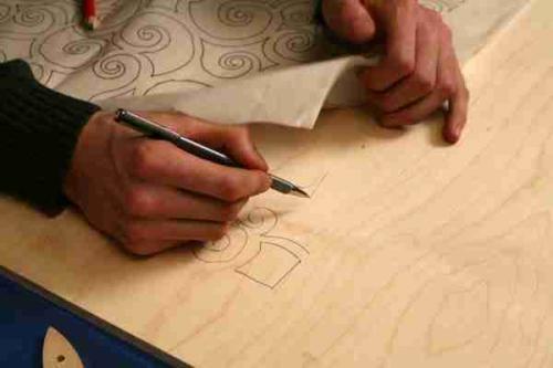 Лекало для выпиливания лобзиком. Технология выпиливания лобзиком