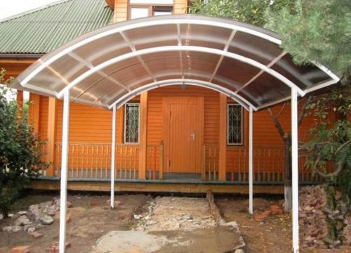 Навес из поликарбоната на даче. Навесы из поликарбоната — самостоятельное изготовление и особенности проектирования (100 фото)
