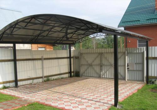 Навес из поликарбоната на даче. Навесы из поликарбоната — самостоятельное изготовление и особенности проектирования (100 фото)