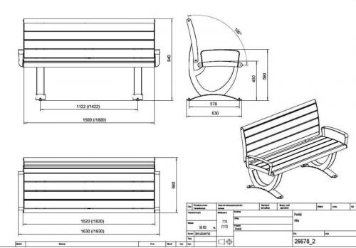 Садовая лавочка из металла со спинкой своими руками чертежи. Фото садовых скамеек: какие материалы подойдут
