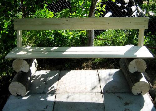 Садовая лавочка из металла со спинкой своими руками чертежи. Фото садовых скамеек: какие материалы подойдут