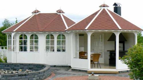 Готовые проекты беседок с мангалом. Ваша беседка с мангалом: важные детали