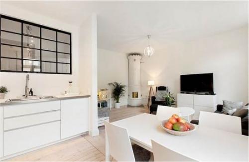 Как можно визуально увеличить пространство кухни в студии через Зонирование. 11 советов дизайна и обустройства кухни-студии