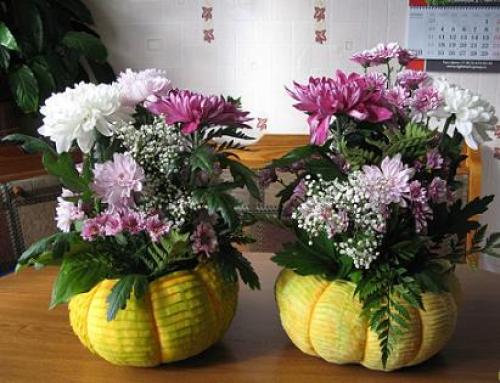 Ваза из тыквы сделать самому своими руками. Как сделать вазу из тыквы 32