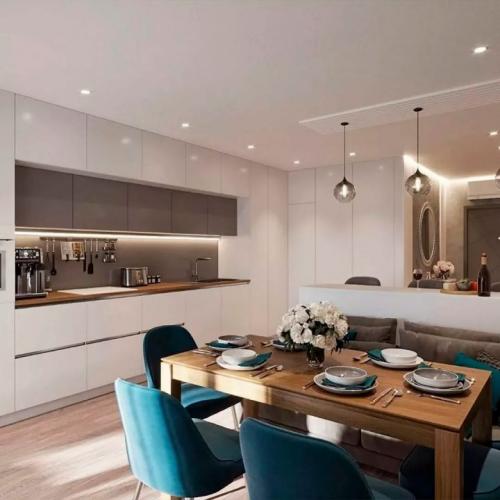 Открытые пространства: как создать идеальную кухню-гостиную в современном стиле 03