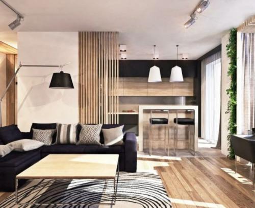 Открытые пространства: как создать идеальную кухню-гостиную в современном стиле 04