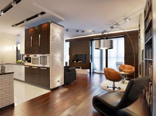 Преимущества и недостатки кухни в квартире студии 05