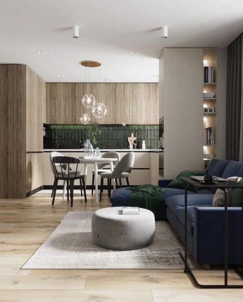 Преимущества и недостатки кухни в квартире студии 10