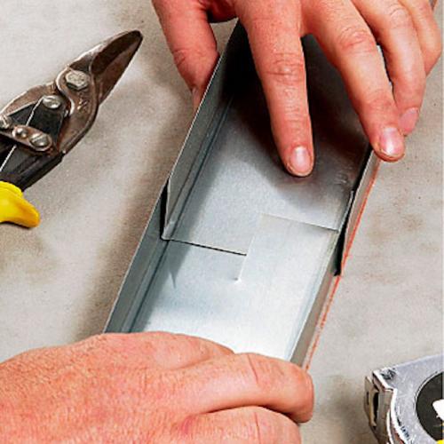 Монтаж профиля для гипсокартона. Монтаж профиля к стене 02