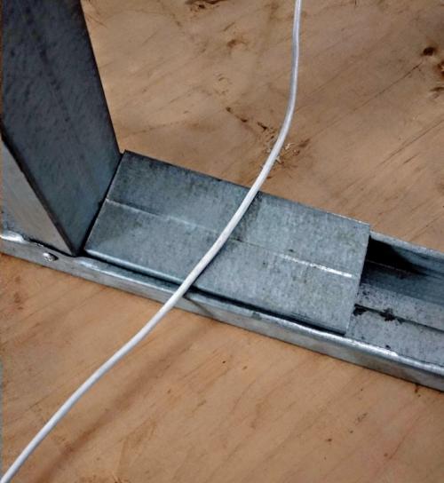 Монтаж профиля для гипсокартона. Монтаж профиля к стене 11