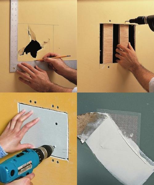 Монтаж профиля для гипсокартона. Монтаж профиля к стене 03