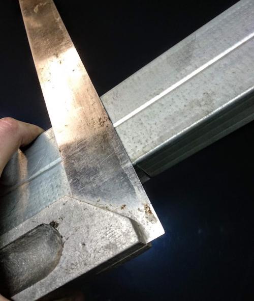 Монтаж профиля для гипсокартона. Монтаж профиля к стене 12