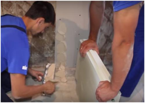 Крепление пазогребневых плит к потолку. Крепление пазогребневых перегородок к стенам