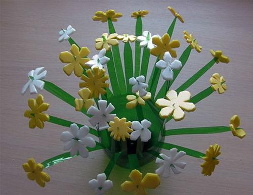 Напольная ваза из 5 литровой бутылки. Ваза из пластиковой бутылки