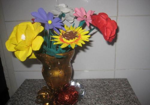 Напольная ваза из 5 литровой бутылки. Ваза из пластиковой бутылки