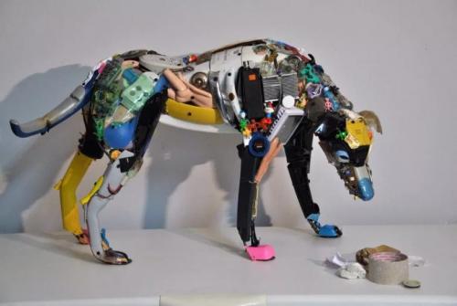 Ваза из пластиковой бутылки и ложек. Ваза из ложек 20