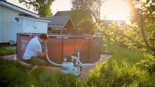 Стоит ли покупать бассейн на дачу. Что нужно знать перед покупкой каркасного бассейна