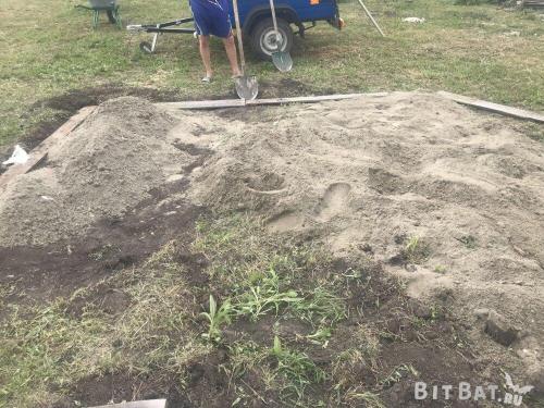 Установка каркасного бассейна на пеноплекс. Установка каркасного бассейна на даче на неровную поверхность