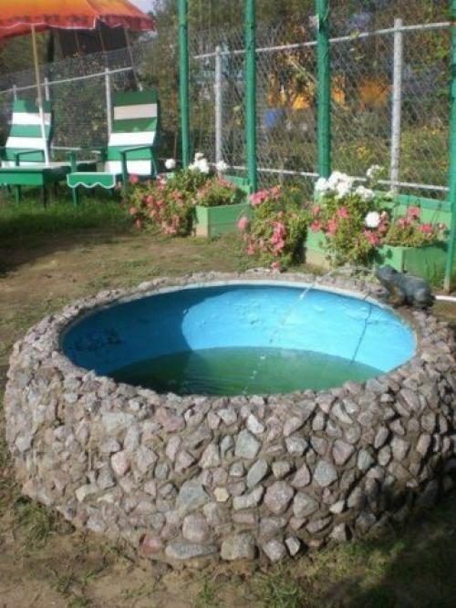 Бассейн своими руками из подручных материалов. Как сделать бассейн из подручных материалов своими руками