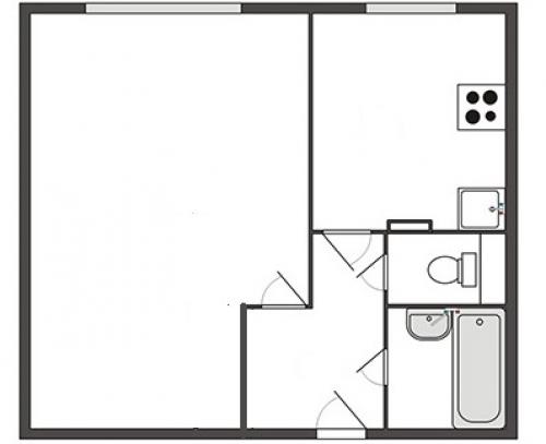 Можно ли использовать разделители комнат в однокомнатной квартире. Разделение комнаты, мнения ЗА или Против
