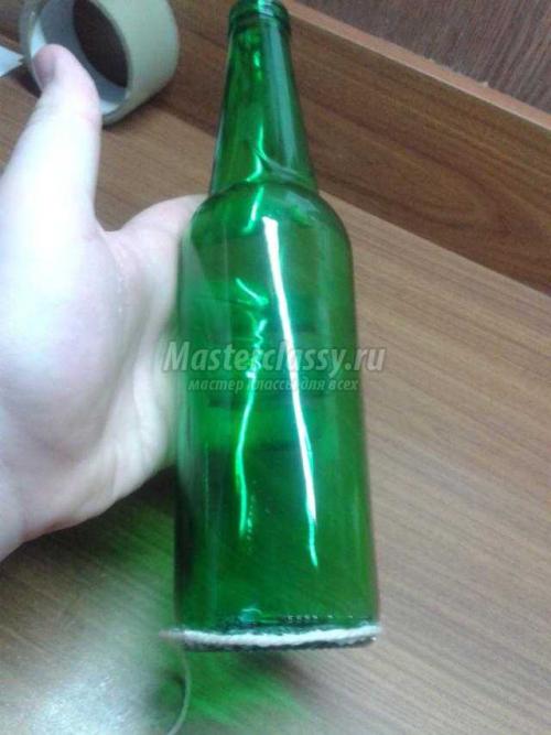 Как сделать красивую вазу из бутылки и шпагата своими руками 31