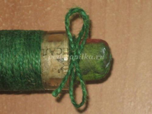 Ваза своими руками: мастер-класс по созданию из бутылки и шпагата 35