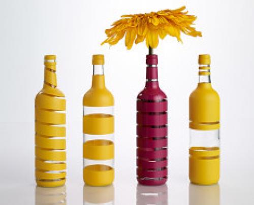 Напольная ваза из 5 литровой бутылки. 