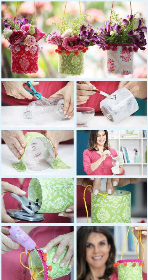 Напольная ваза из 5 литровой бутылки. 