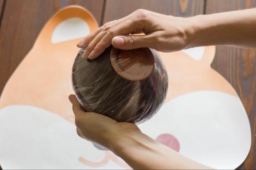 Какую форму тары лучше использовать в качестве основы для вазы. Создание чаши из самоотвердевающей пасты