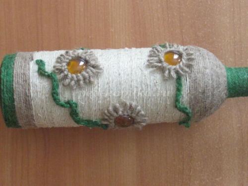 Шпагат для Декора: 3 Простых Идеи для Красивой Бутылки 25