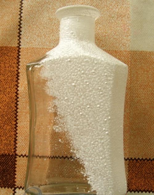 Как подготовить бутылку для превращения в вазу. Подготовка бутылки к декупажу