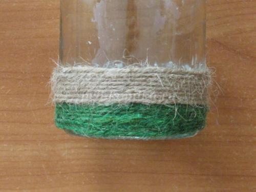 Шпагат для Декора: 3 Простых Идеи для Красивой Бутылки 03