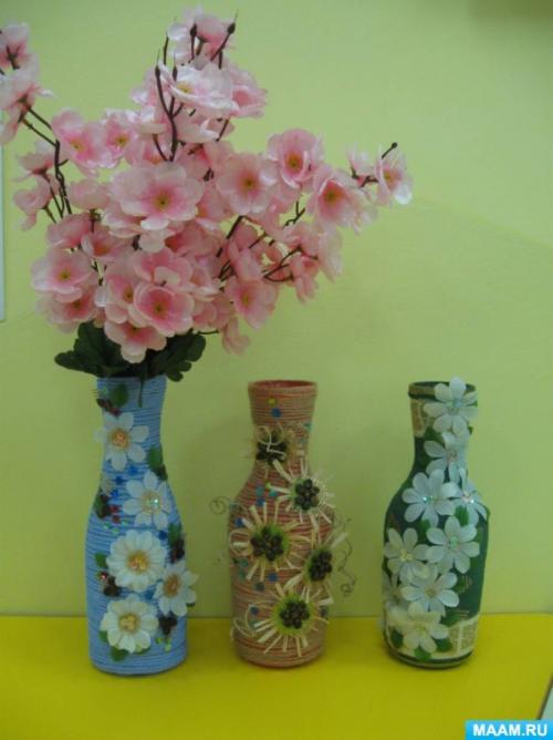 Какие Материалы мне понадобятся для создания вазы из шпагата и клея. Мастер-класс по изготовлению вазы с оформлением из бумажного шпагата